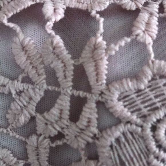 ADIVA Top Lace Pink Ball Long Sleeves Crochet Lined Size S - Picture 5 of 5